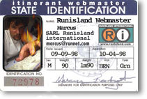 Itinerant Webmaster Card